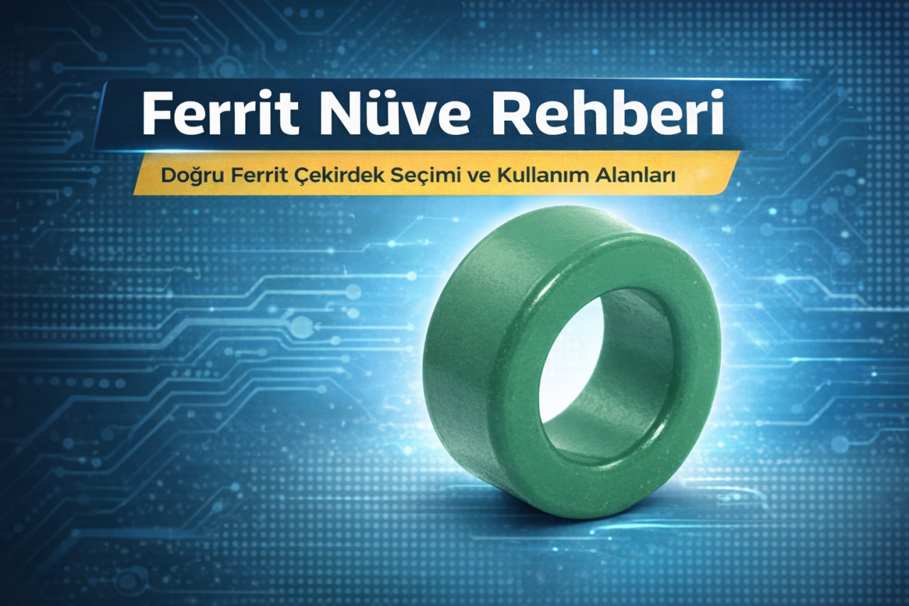 Ferrit Nüve Rehberi: Doğru Ferrit Çekirdek Nasıl Seçilir?