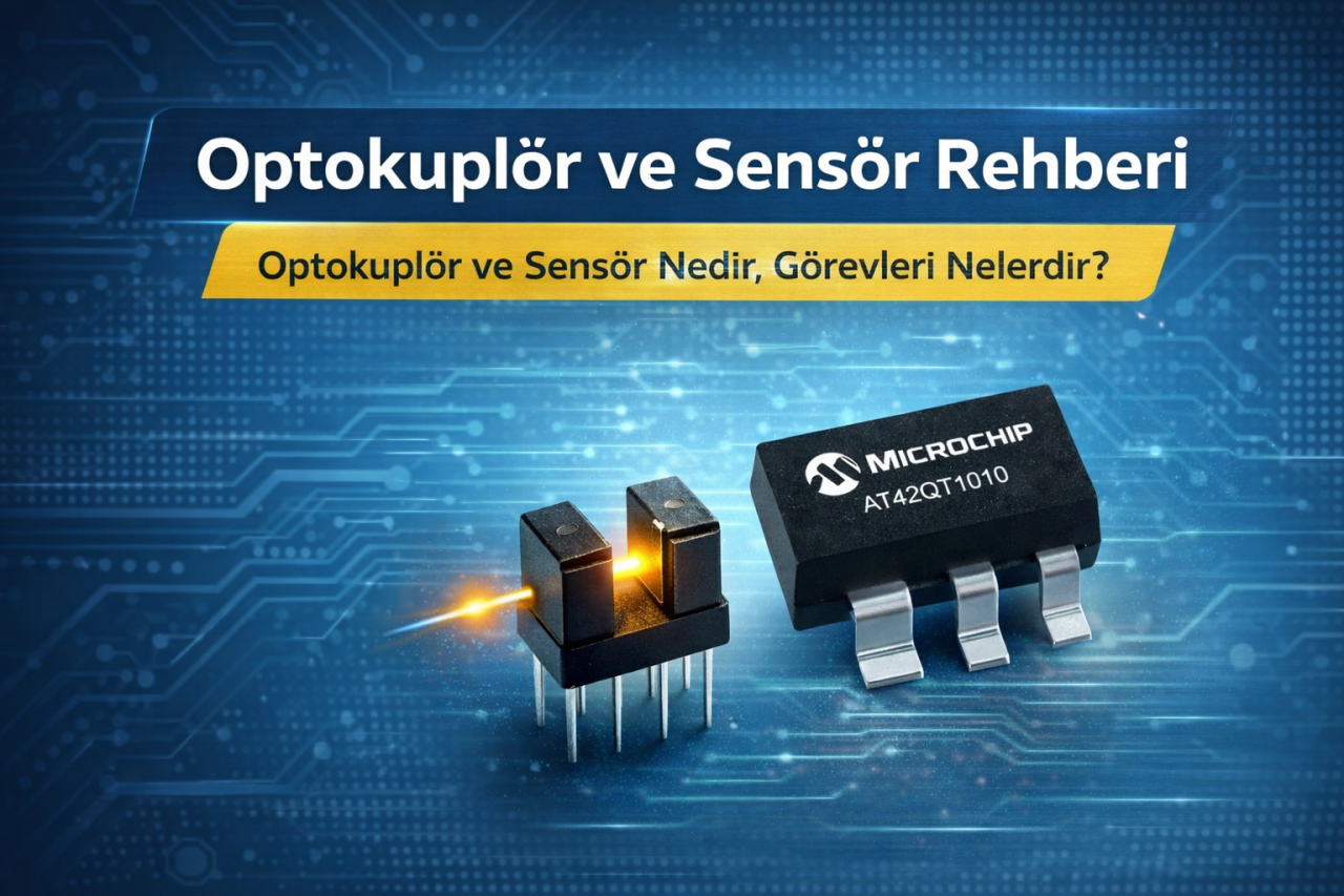 Optokuplör ve Sensör Nedir? Elektronik Devrelerde Görevleri