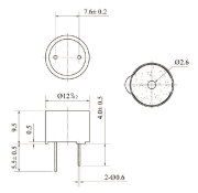 Magnetic Buzzer 12mm - FBMB1295A5