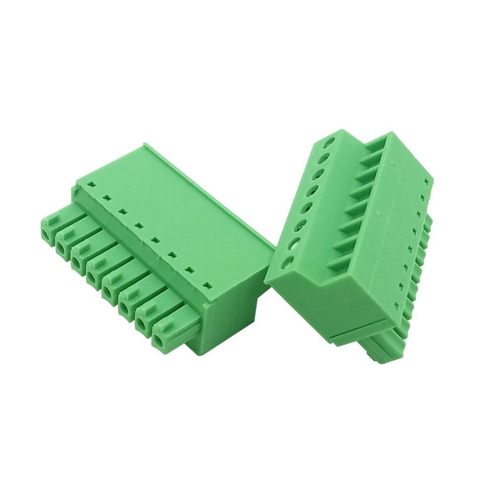TERM BLOCK PLUG 3.81MM 8P 180/180 GREEN