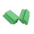TERM BLOCK PLUG 3.81MM 8P 180/180 GREEN