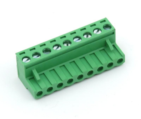 TERM BLOCK PLUG 5.08MM 9P STR GREEN
