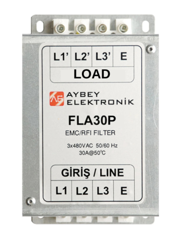 EMC FİLTRE 30A FLA30P 3 FAZ