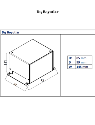 EMC Filtre 60A - FLA60P 3 Faz