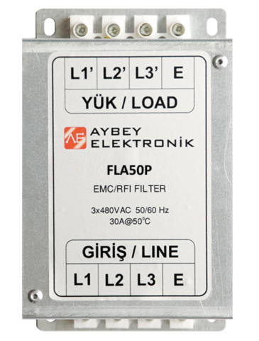 EMC Filtre 60A - FLA50P 3 Faz