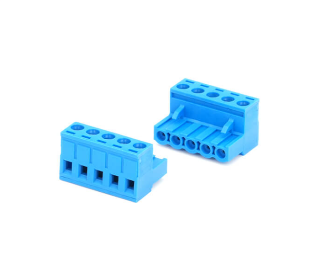TERM BLOCK PLUG 5.08MM 5P STR BLUE [ZB2EDGK-5.08-5P]