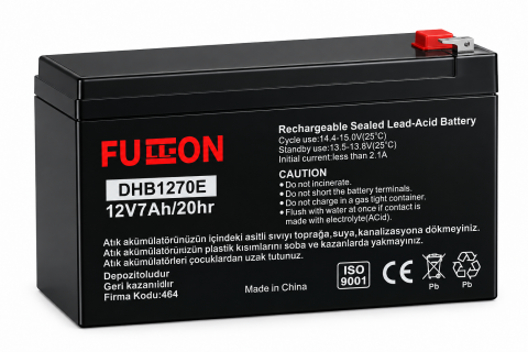 12V 7Ah Bakımsız Kuru Akü