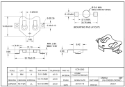 Pil Yuvası SMD BH201 - CR2032 Metal Pil Tutucu