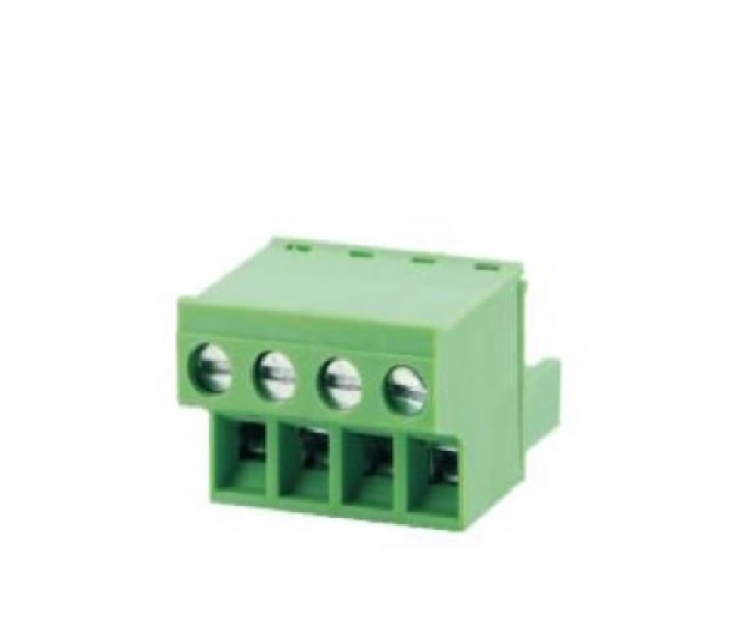 TERM BLOCK PLUG 5.08MM 4P 180/180 GREEN