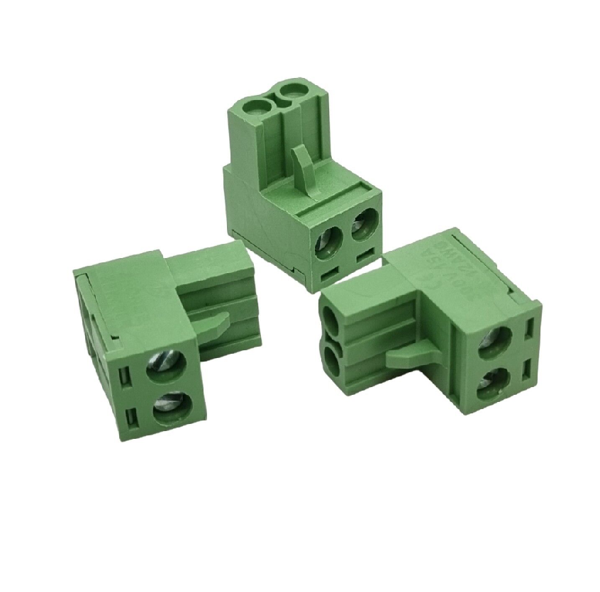 TERM BLOCK PLUG 5.08MM 2P STR GREEN