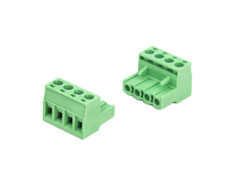 TERM BLOCK PLUG 5.08MM 4P STR GREEN
