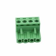 TERM BLOCK PLUG 5.08MM 4P STR GREEN