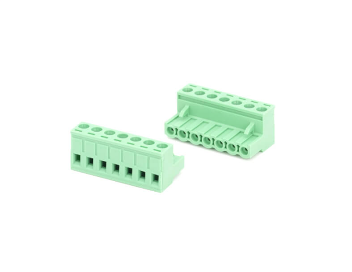 TERM BLOCK PLUG 5.08MM 7P STR GREEN