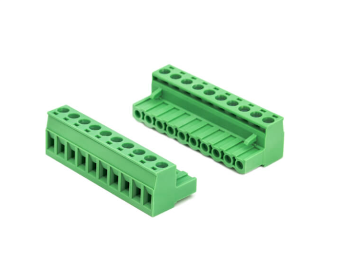 TERM BLOCK PLUG 5.08MM 10P STR GREEN
