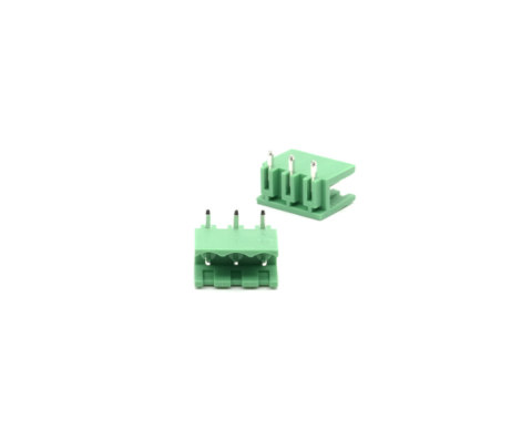 TERM BLOCK MALE 5.08MM 3P 90° 2SIDE GREEN