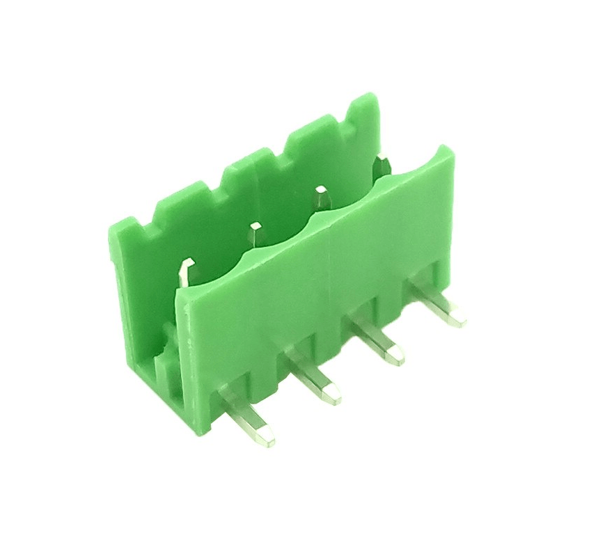 TERM BLOCK MALE 5.08MM 4P 90 2SIDE GREEN