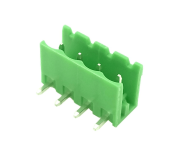 TERM BLOCK MALE 5.08MM 4P 90 2SIDE GREEN
