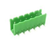 TERM BLOCK MALE 5.08MM 6P 90 2SIDE GREEN