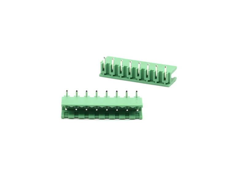 TERM BLOCK MALE 5.08MM 8P 90 2SIDE GREEN