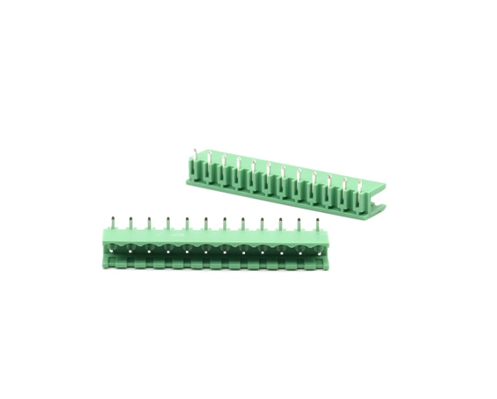 TERM BLOCK MALE 5.08MM 12P 90 2SIDE GREEN