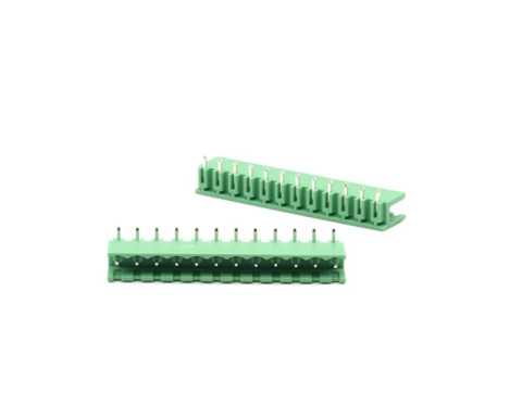 TERM BLOCK MALE 5.08MM 12P 90 2SIDE GREEN