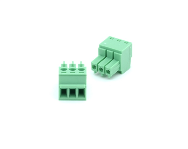 TERM BLOCK PLUG 3.81MM 3P STR GREEN