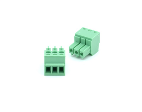 TERM BLOCK PLUG 3.81MM 3P STR GREEN