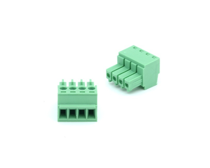 TERM BLOCK PLUG 3.81MM 4P STR GREEN