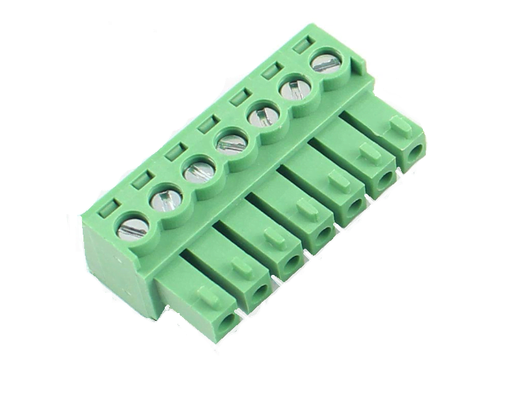 TERM BLOCK PLUG 3.81MM 7P STR GREEN
