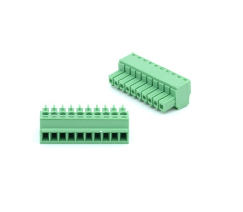 TERM BLOCK PLUG 3.81MM 10P STR GREEN