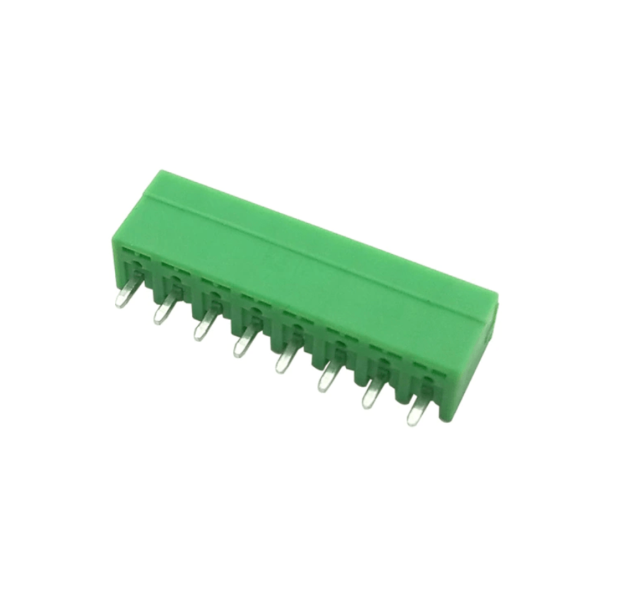 Term. Block 3.81mm 8P Male Green 180° [KF2EDGV]