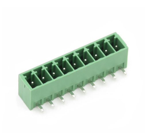 TERM BLOCK MALE 3.81MM 9P 90 4SIDE GREEN