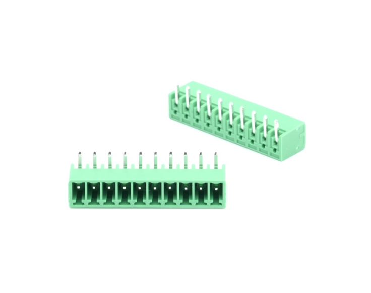 TERM BLOCK MALE 3.81MM 10P 90 4SIDE GREEN