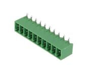 TERM BLOCK MALE 3.81MM 10P 90 4SIDE GREEN