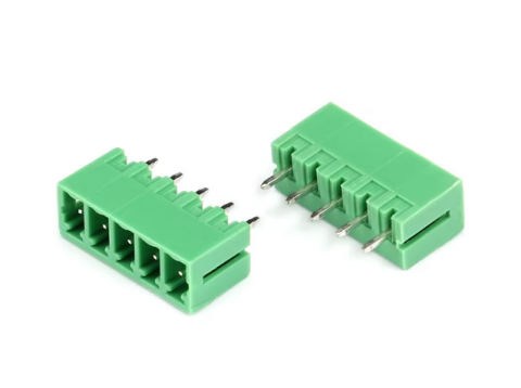 TERM BLOCK MALE 3.81MM 5P 180 4SIDE GREEN