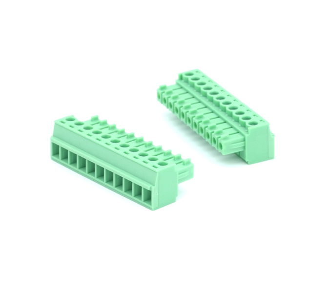 TERM BLOCK PLUG 3.81MM 11P STR GREEN