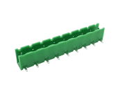 TERM BLOCK MALE 7.62MM 9P 90 4SIDE GREEN