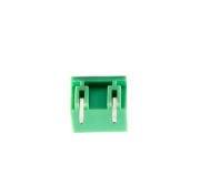 TERM BLOCK MALE 7.62MM 2P 90 4SIDE GREEN