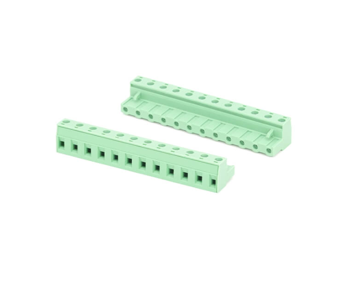 TERM BLOCK PLUG 7.62MM 12P STR GREEN