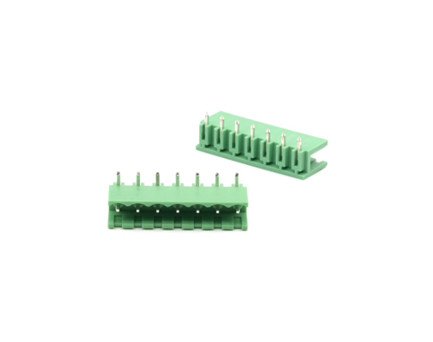TERM BLOCK MALE 5.08MM 7P 90° 2SIDE GREEN