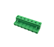 TERM BLOCK PLUG 7.62MM 7P STR GREEN