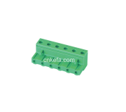 TERM BLOCK PLUG 7.62MM 6P STR GREEN