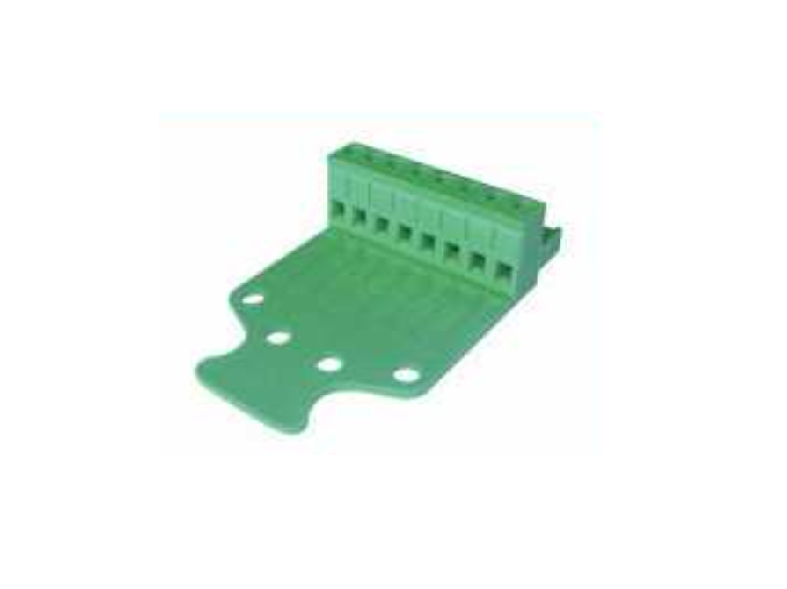TERM BLOCK PLUG 5.08MM 8P SR-180° GREEN