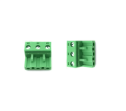 TERM BLOCK PLUG 7.62MM 3P STR GREEN