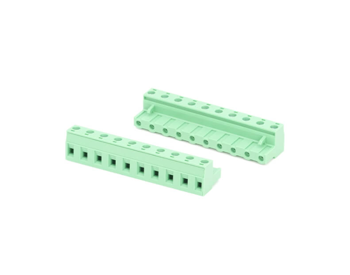 TERM BLOCK PLUG 7.62MM 10P STR GREEN
