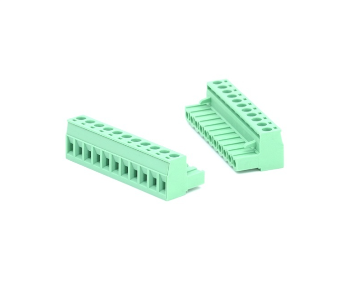 TERM BLOCK PLUG 7.62MM 11P STR GREEN