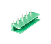 TERM BLOCK MALE 7.62MM 5P 90 2SIDE GREEN