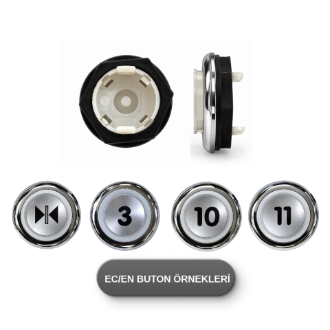 EC BUTON PLASTİK TAKIMI R-BUTON