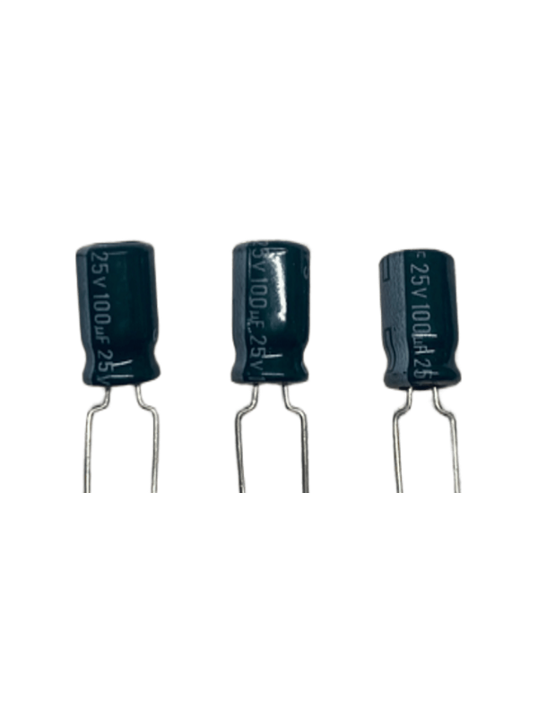 100µF 25V ±20% 6.31x11.51mm 85°C LS:5mm