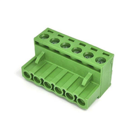 TERM BLOCK PLUG 5.08MM 6P STR GREEN